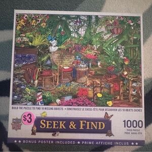 Seek & Find Garden Puzzle - 1000 Pieces